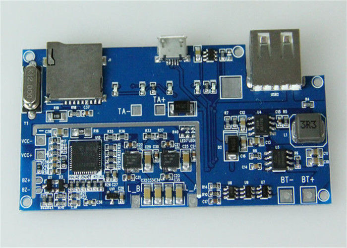 Голубой прототип собрания PCB SMT разнослоистый HDI для Driverless